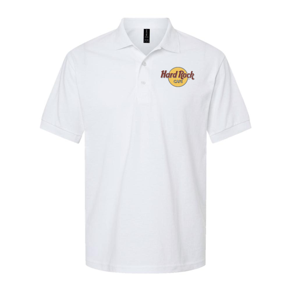 Men's Hard Rock Cafe Dry Blend Polo - White