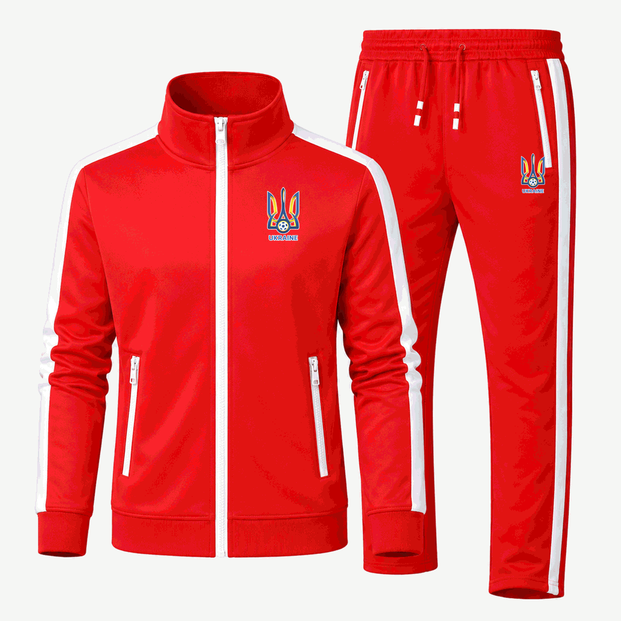 Ukraine National Football Soccer Team tracksuit in Red