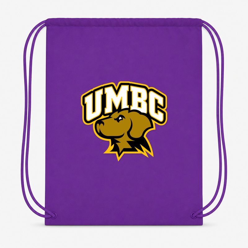 UMBC Retrievers Drawstring Bag - Purple