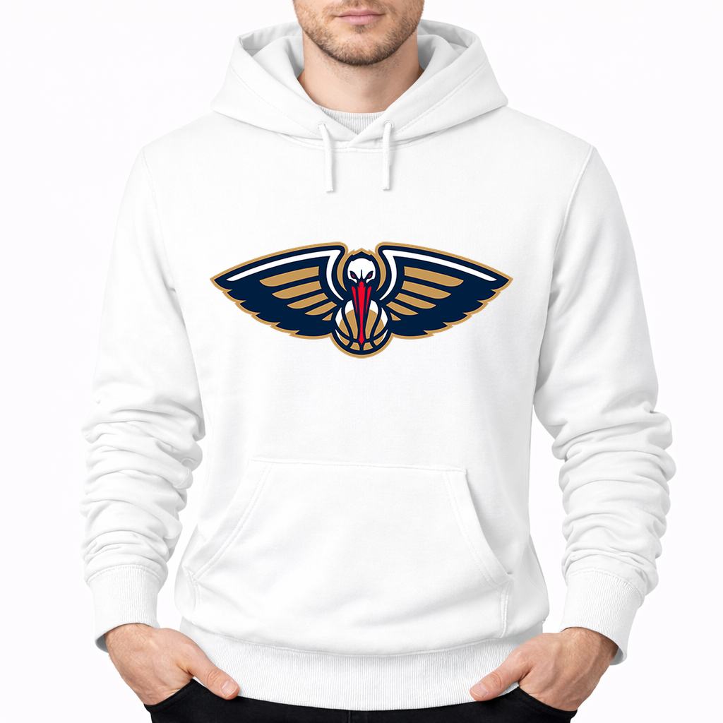 Men's New Orleans Pelicans Pullover Hoodie - White