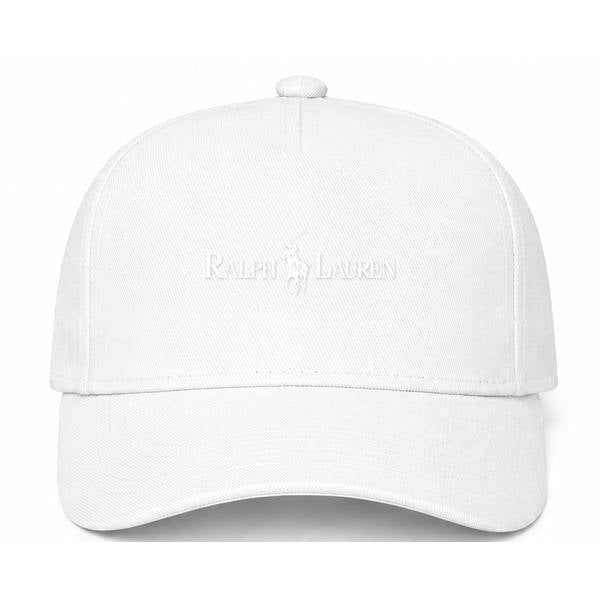 Polo Ralph Lauren White Logo White Dad Baseball Cap Hat