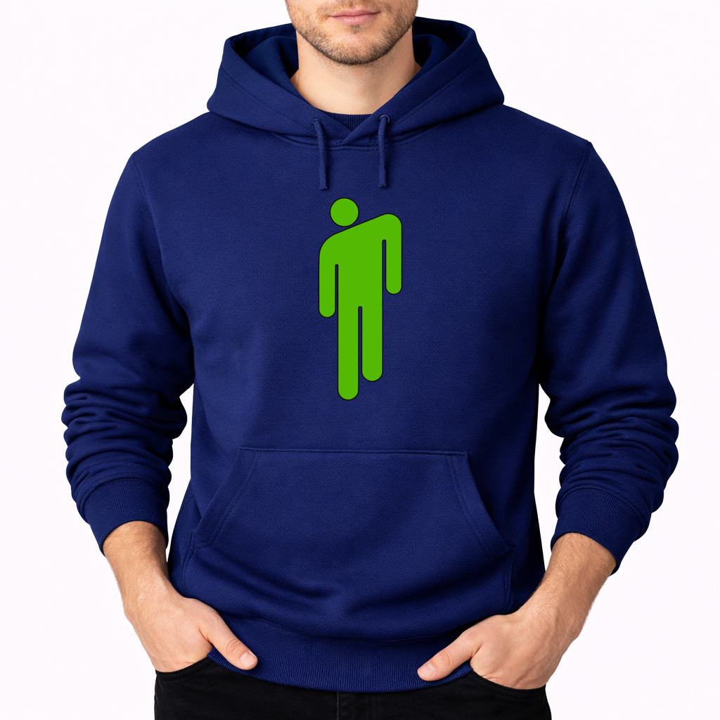 Men's Billie Eilish Pullover Hoodie - Navy