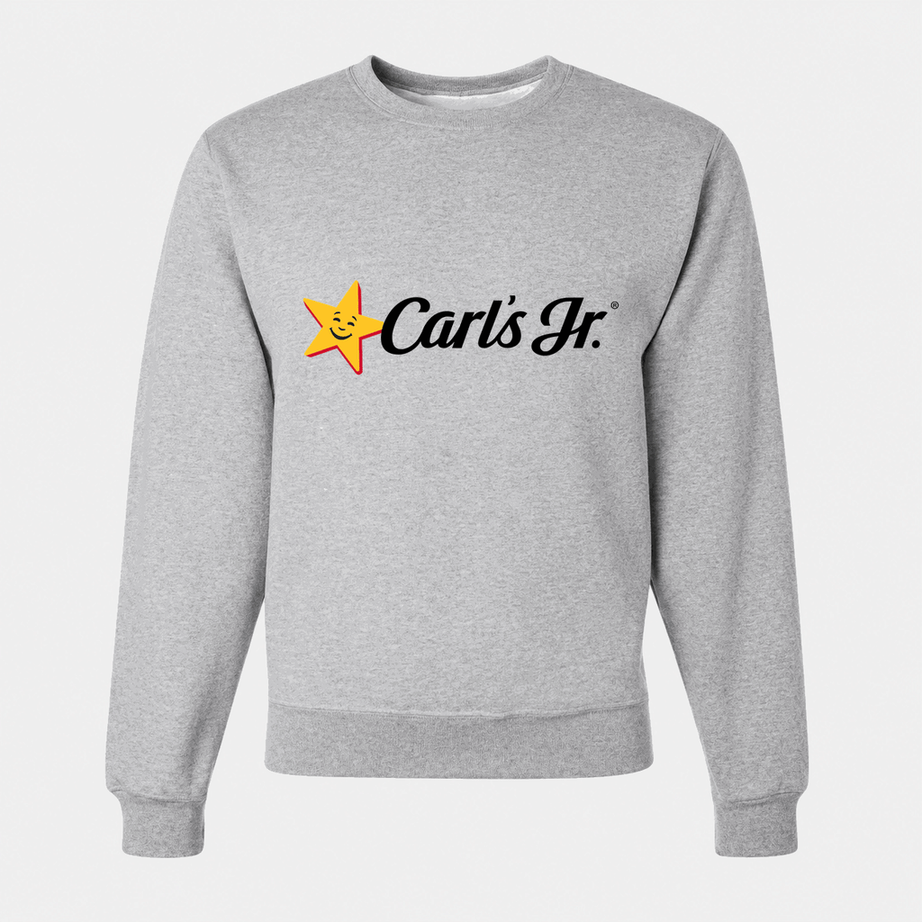 Men's Carl's Jr. Crewneck Sweatshirt - Gray