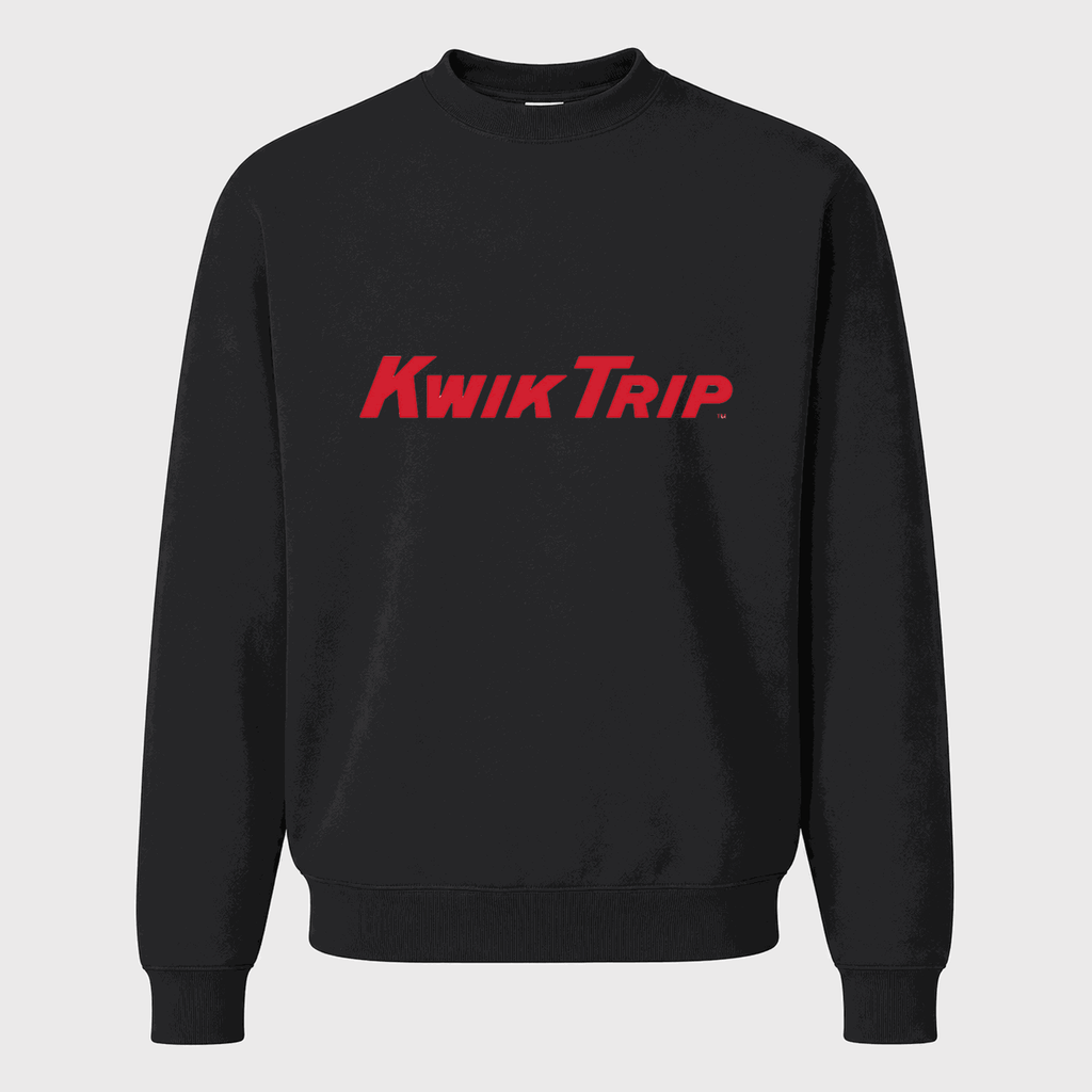 Men's Kwik Trip Crewneck Sweatshirt - Black