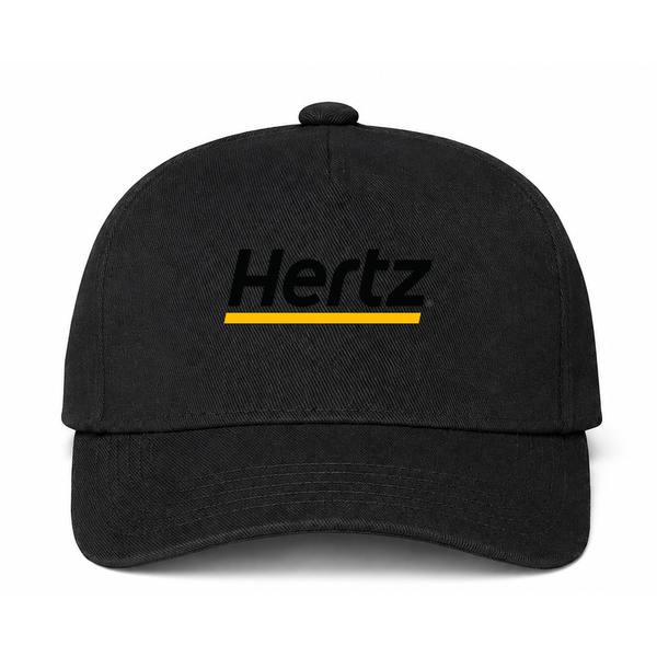 Hertz Logo Black Dad Baseball Cap Hat