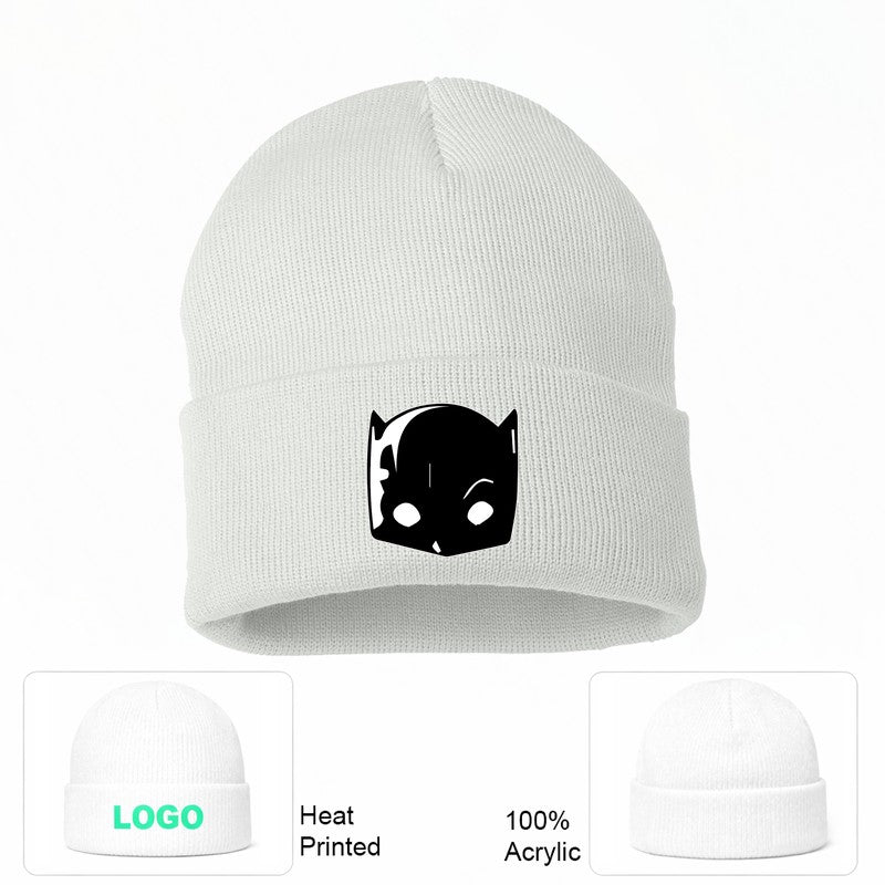 Hellcat White Beanie Hat