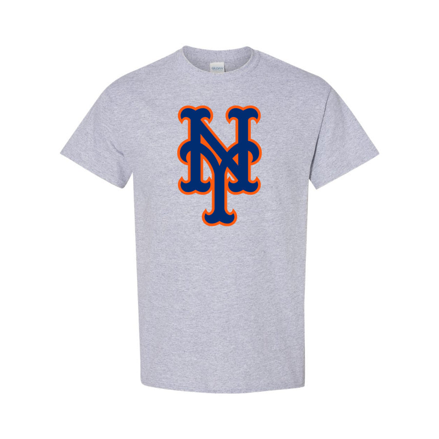 Youth's New York Mets Cotton T-Shirt - Gray