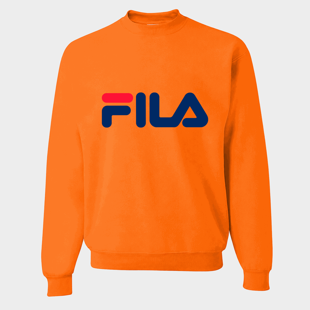 Men's Fila Crewneck Sweatshirt - Orange