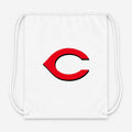 Cincinnati Reds Drawstring Bag - White