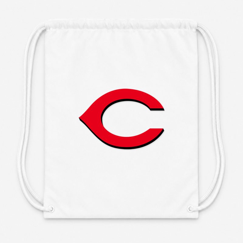 Cincinnati Reds Drawstring Bag - White
