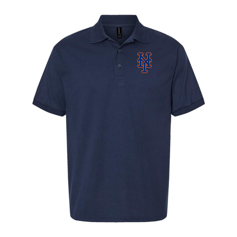 Men's New York Mets Dry Blend Polo - Navy