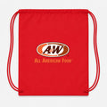 AW Drawstring Bag - Red