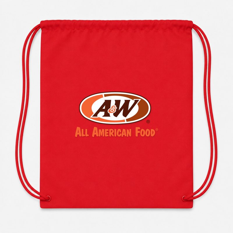 AW Drawstring Bag - Red