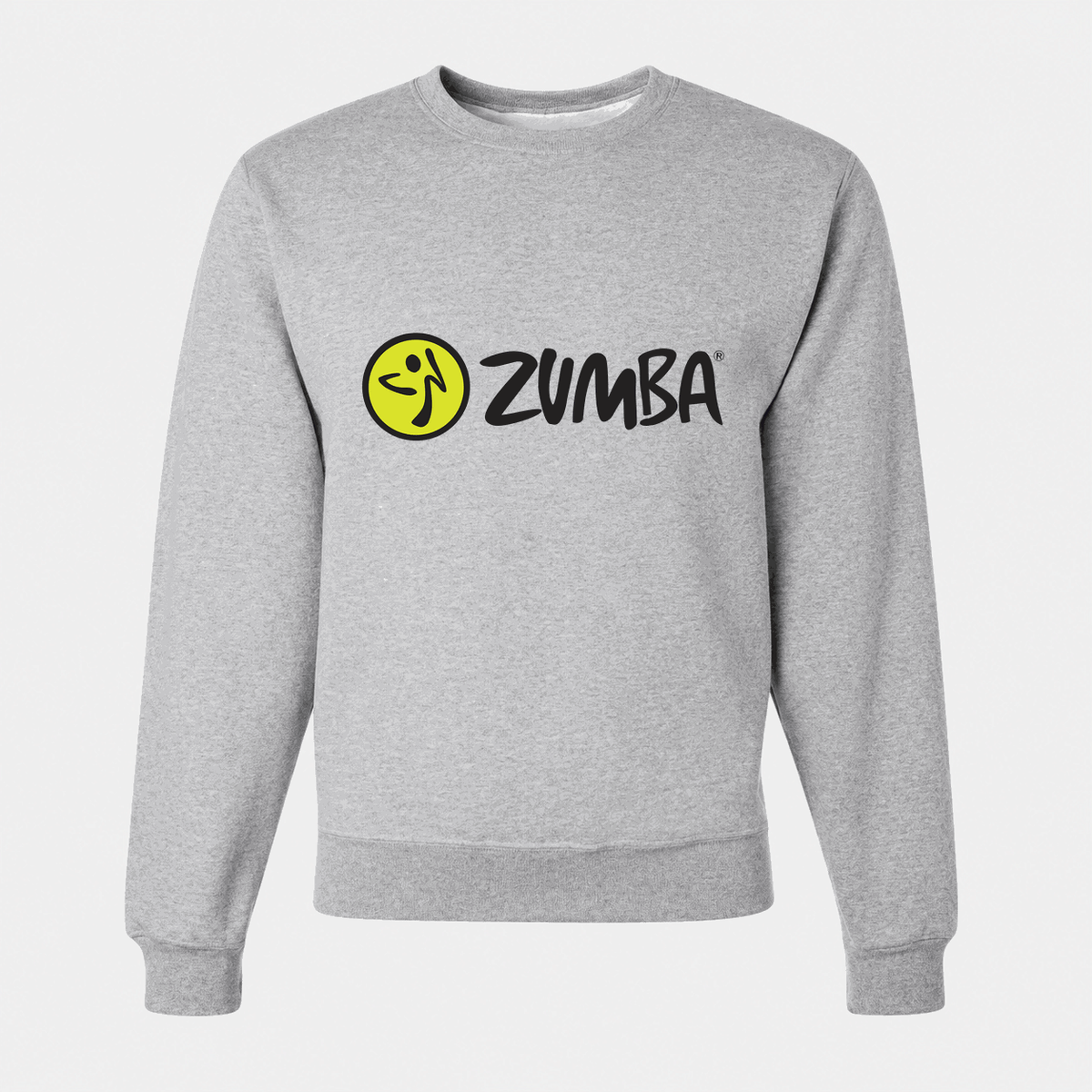 Men's Zumba Fitness Crewneck Sweatshirt - Gray
