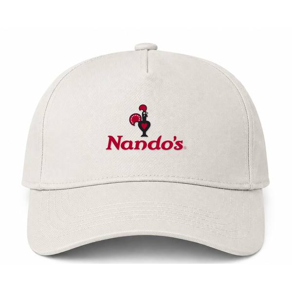 Nando's Logo Beige Dad Baseball Cap Hat