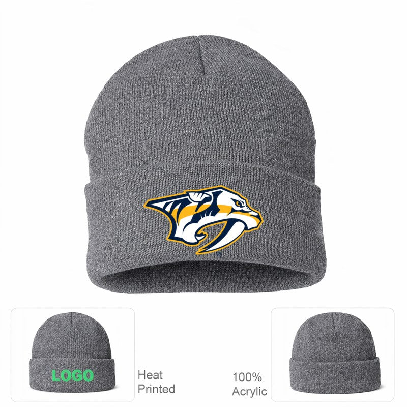 Nashville Predators Grey Beanie Hat