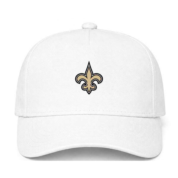 New Orleans Saints NFL Logo White Dad Baseball Cap Hat