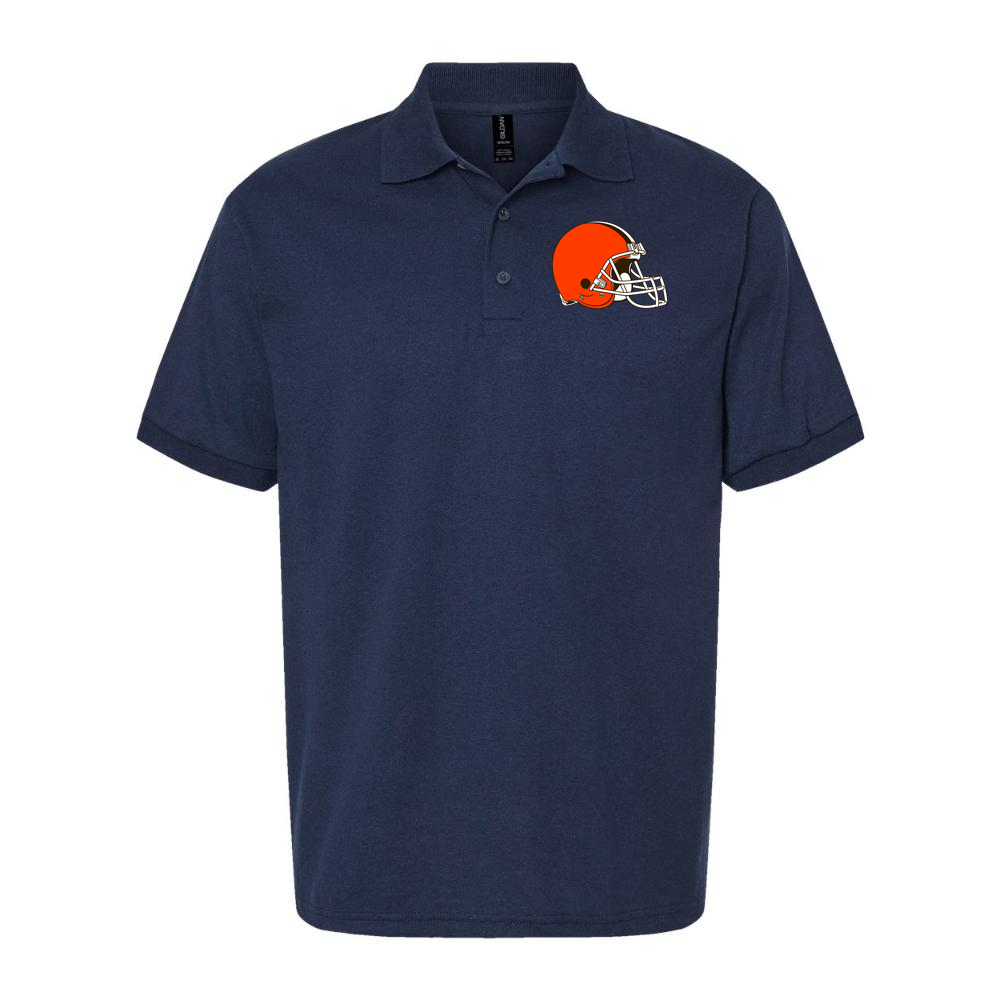 Men's Cleveland Browns Dry Blend Polo - Navy