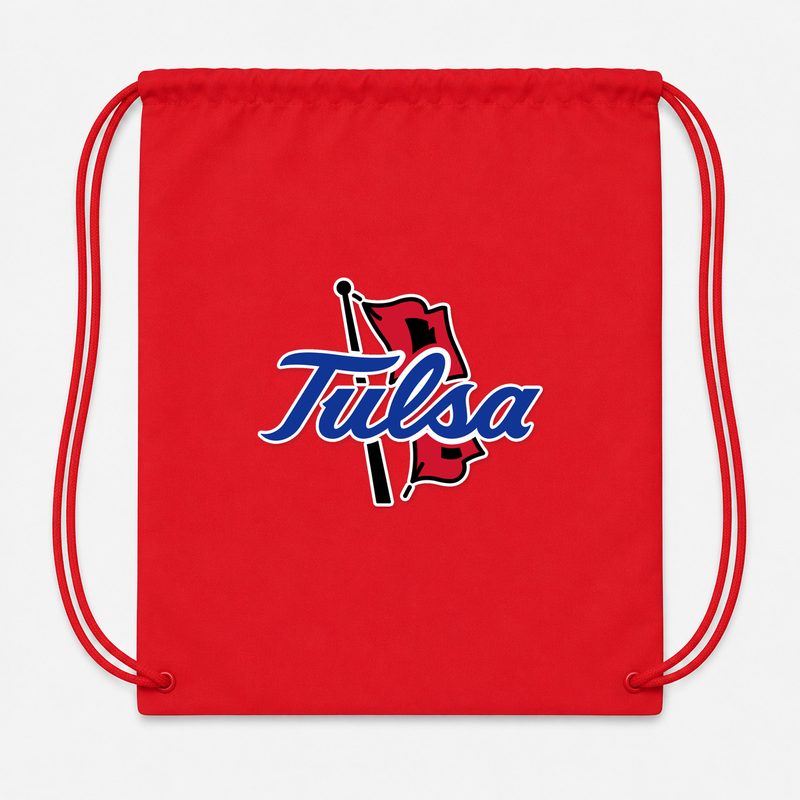 Tulsa Golden Hurricane Drawstring Bag - Red