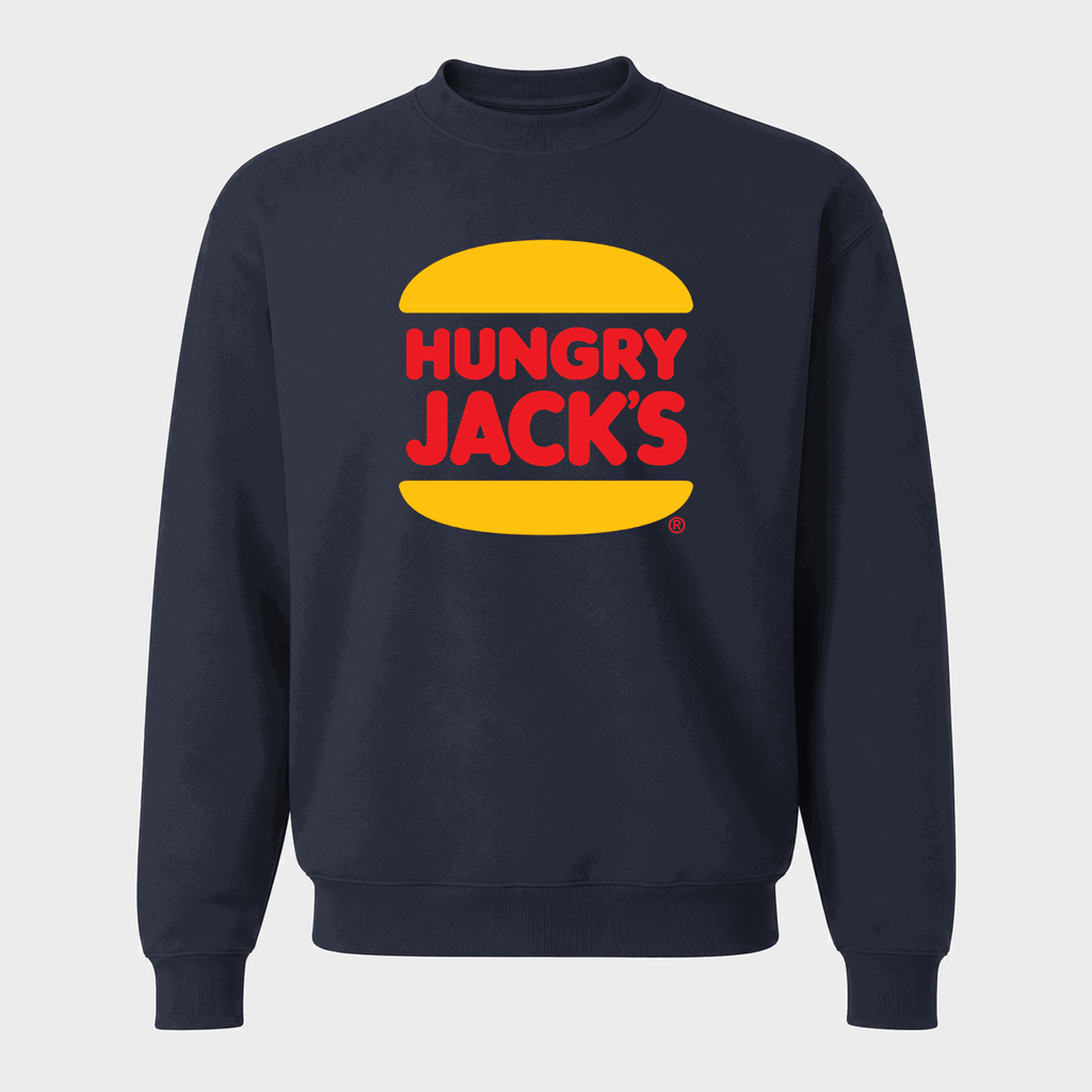 Men's Hungry Jack's Crewneck Sweatshirt - Navy