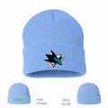 San Jose Sharks Sky Blue Beanie Hat