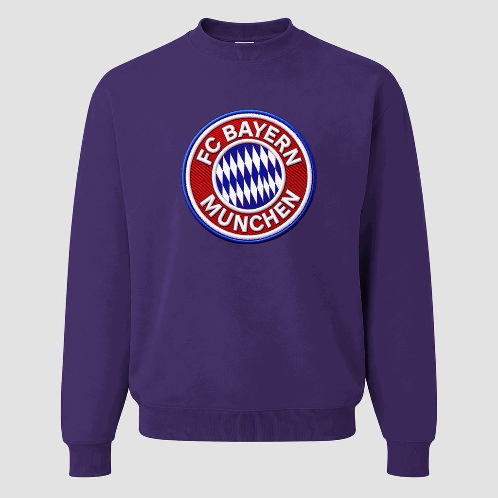 Men's FC Bayern Munich Soccer Crewneck Sweatshirt - Purple