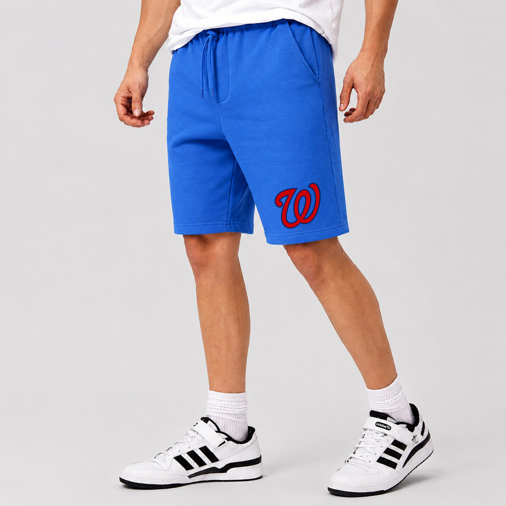 Men's Washington Nationals Cotton Shorts - Royal Blue