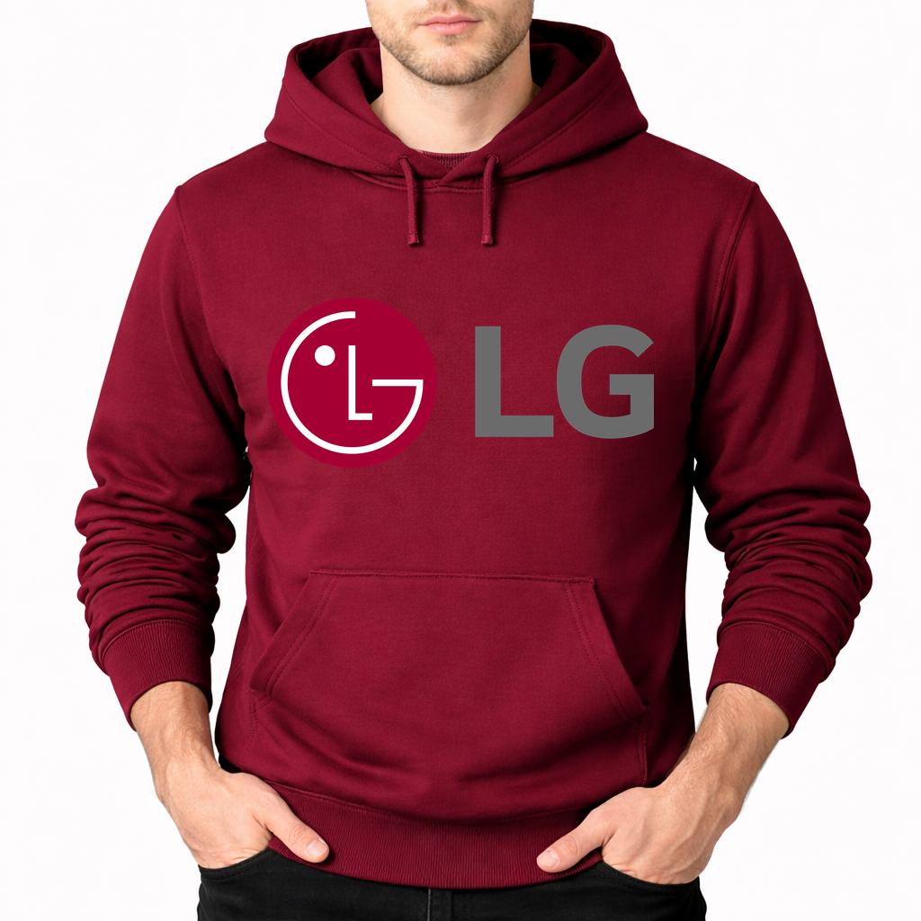Men's LG Pullover Hoodie - Burgundy