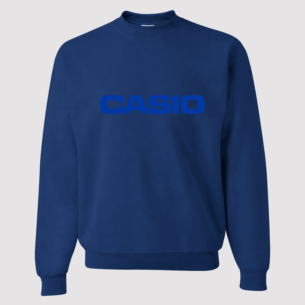 Men's Casio Crewneck Sweatshirt - Blue