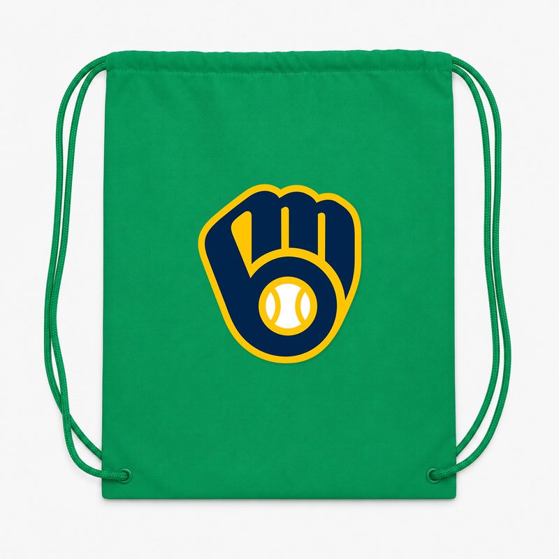 Milwaukee Brewers Drawstring Bag - Green