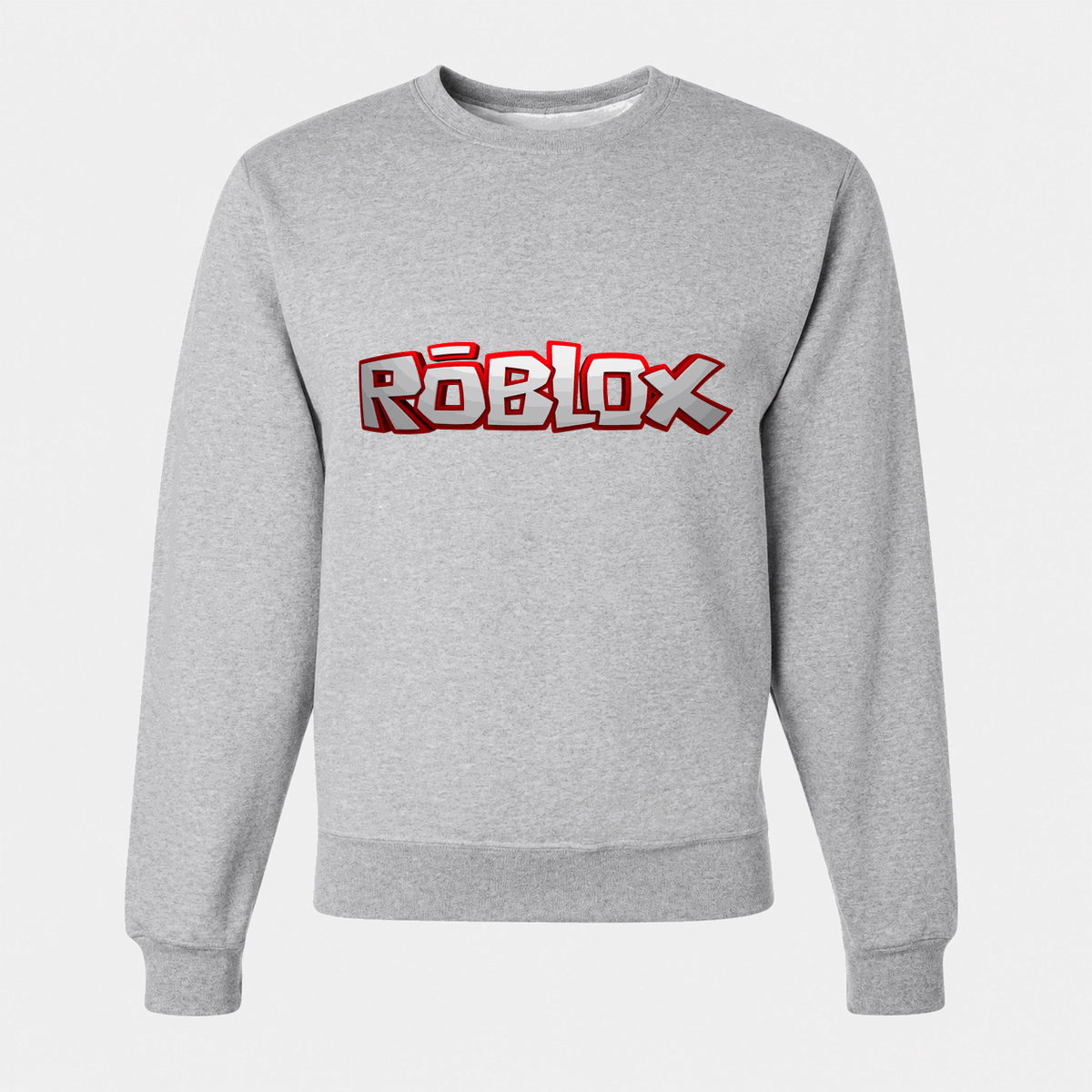 Men's Roblox Crewneck Sweatshirt - Gray