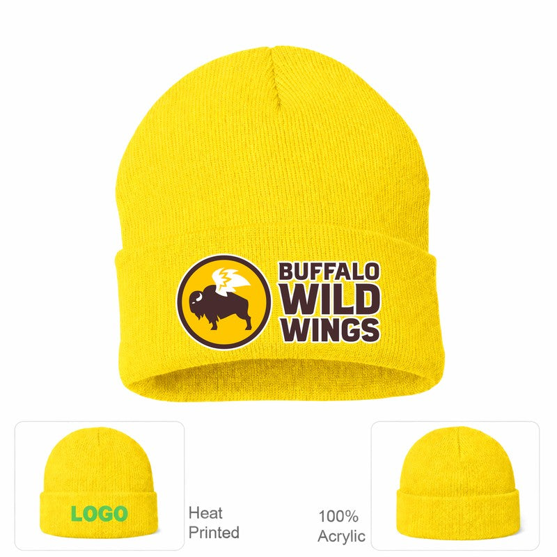 Buffalo Wild Wings Yellow Beanie Hat