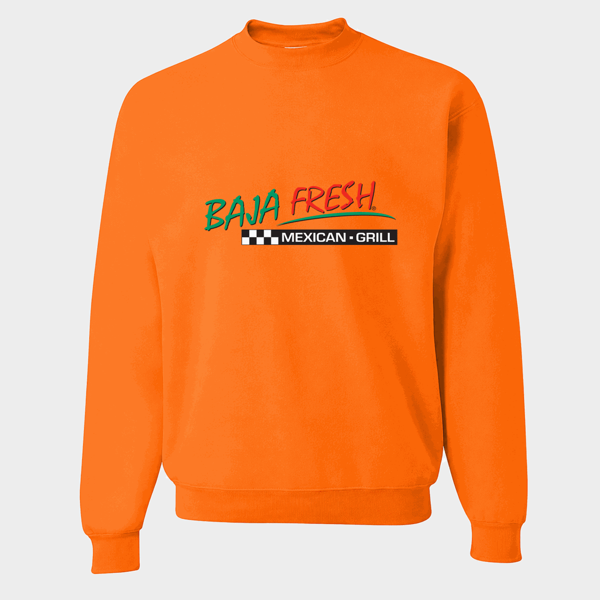 Men's Baja Fresh Crewneck Sweatshirt - Orange