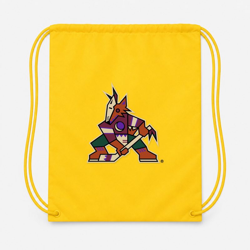 Arizona Coyotes Drawstring Bag - Yellow