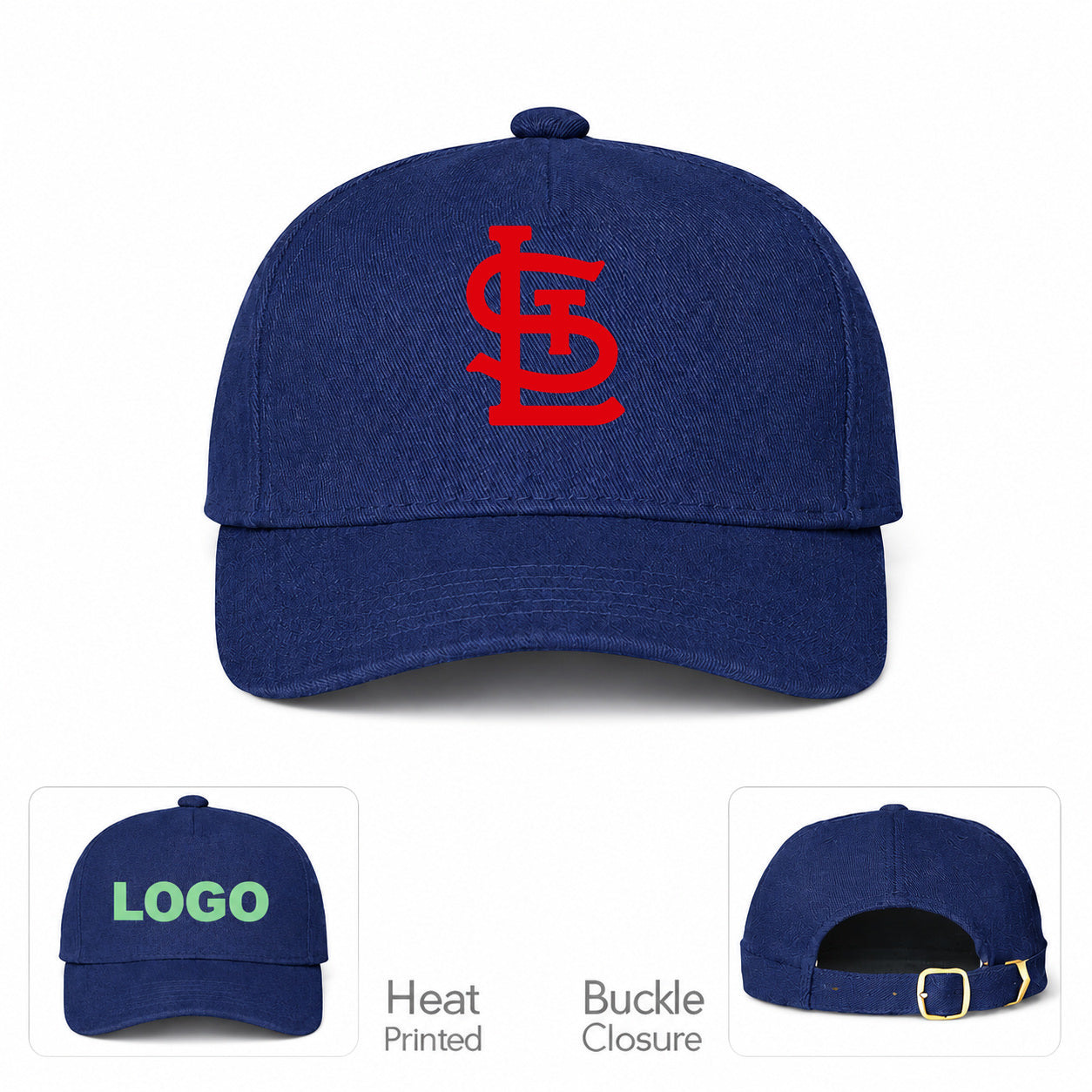 MLB St. Louis Cardinals Baseball Cap Hat - Navy