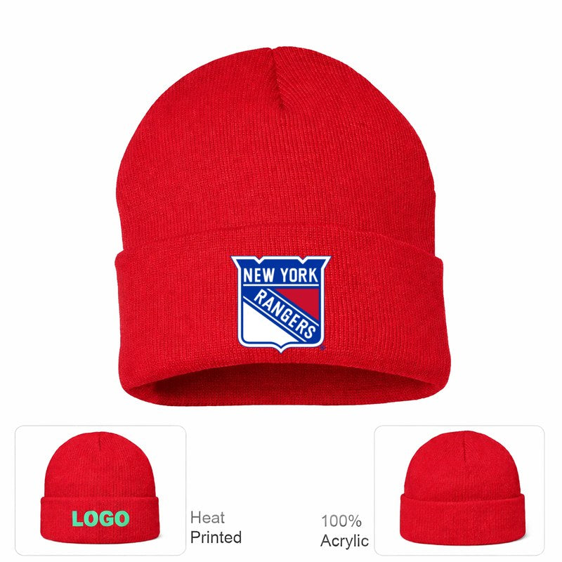 New York Rangers Red Beanie Hat
