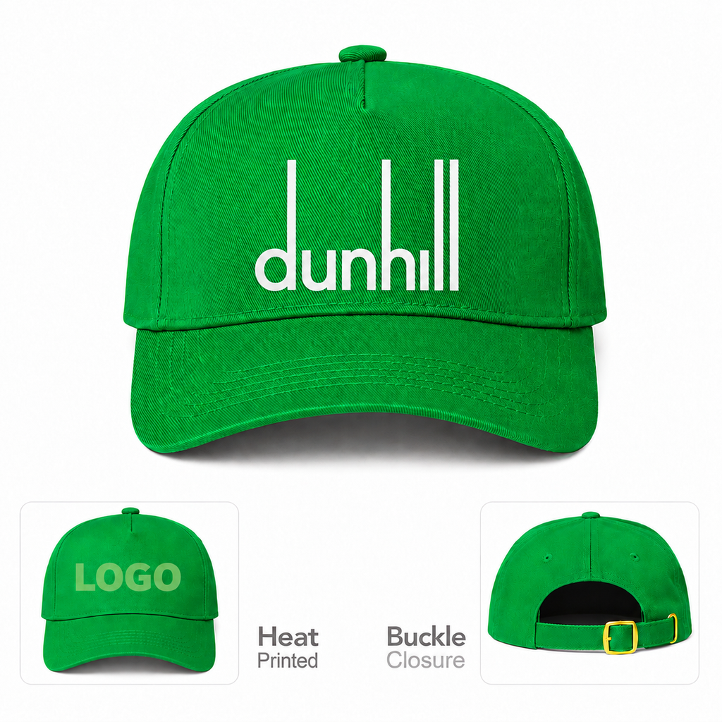 Dunhill Kelly Green Dad Baseball Cap Hat