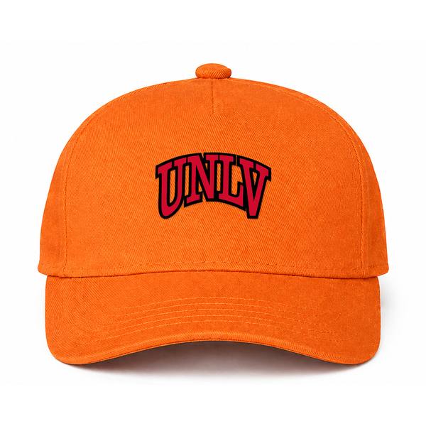 UNLV Rebels Logo Orange Dad Baseball Cap Hat