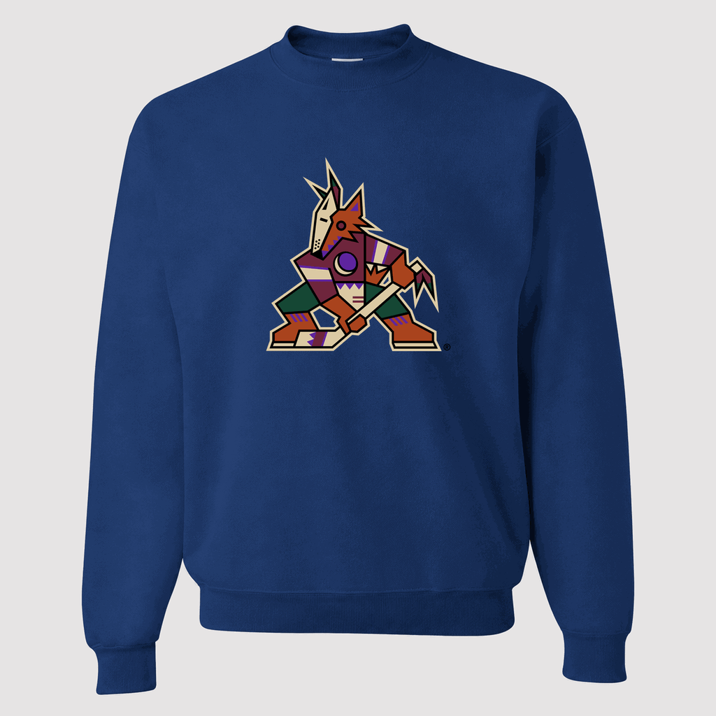Men's Arizona Coyotes Crewneck Sweatshirt - Blue