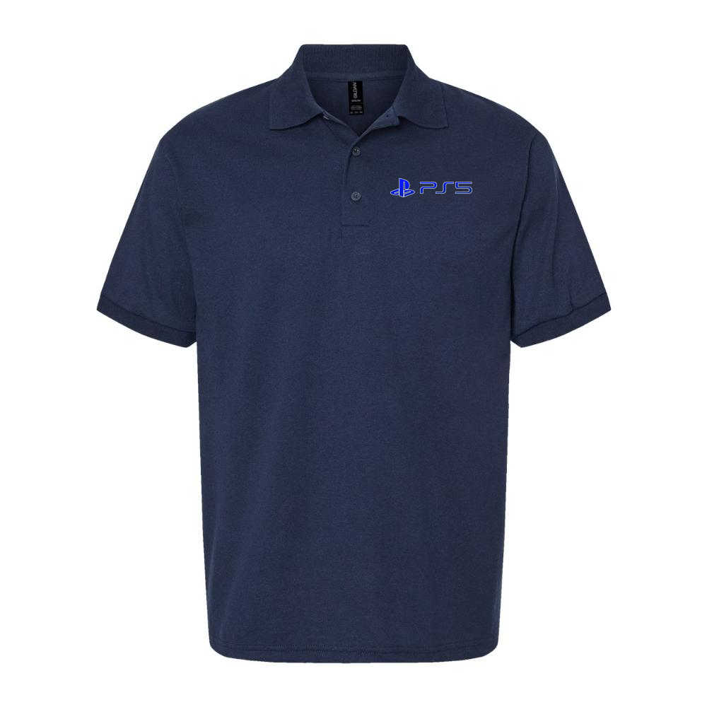 Men's PlayStation 5 Dry Blend Polo - Navy