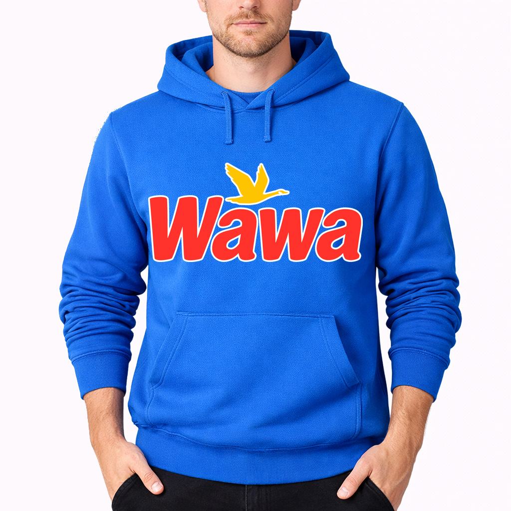Men's Wawa Gas Station Pullover Hoodie - Azure