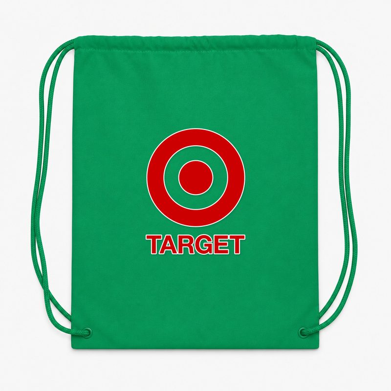 Target Drawstring Bag - Green