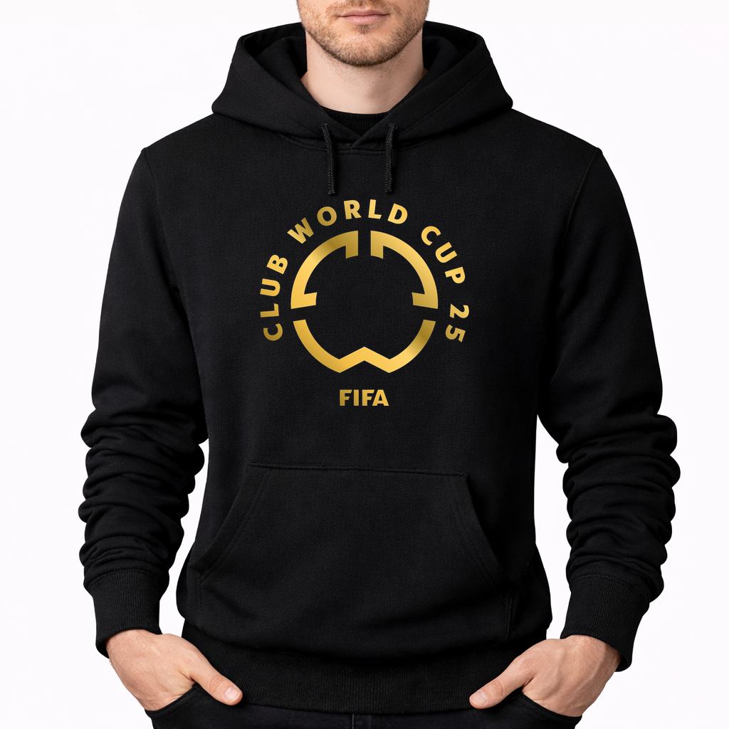 Men's Club World Cup 2025 Pullover Hoodie - Black