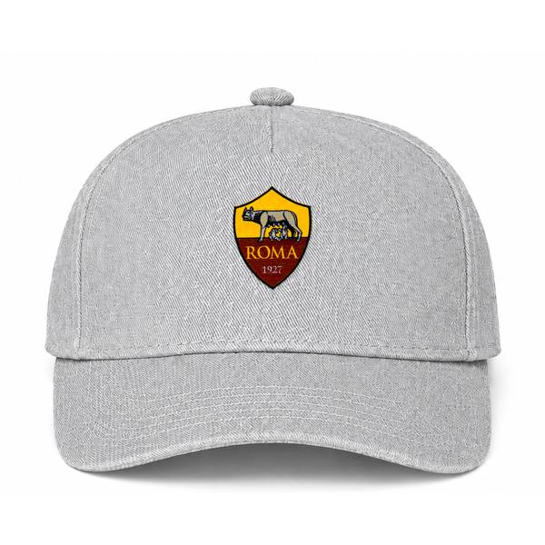 AS Roma FC Gray Dad Baseball Cap Hat