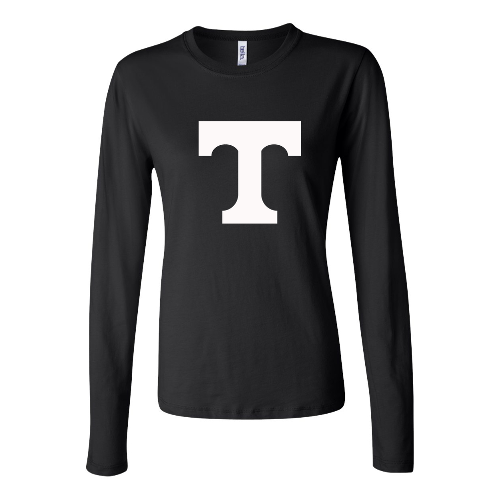 Women's Tennessee Volunteers Logo2 Long Sleeve T-Shirt - Black