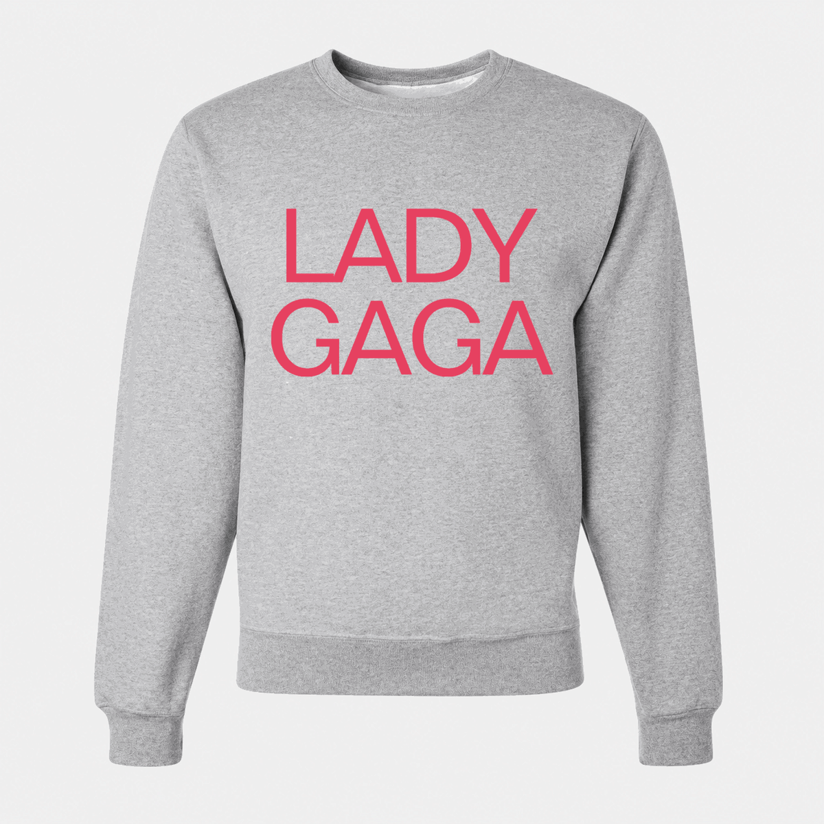 Men's Lady Gaga Crewneck Sweatshirt - Gray