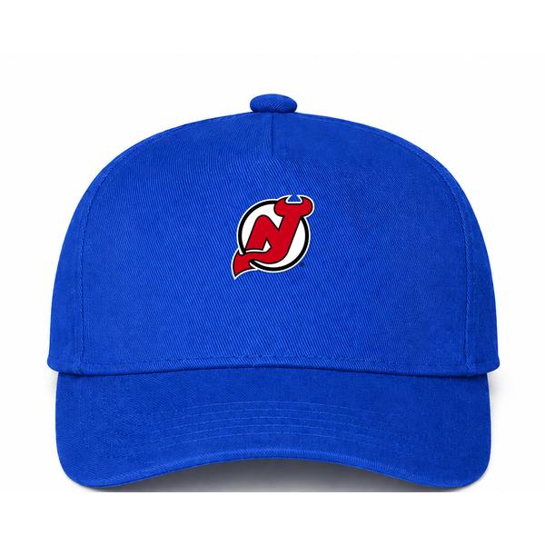 New Jersey Devils NHL Logo Blue Dad Baseball Cap Hat