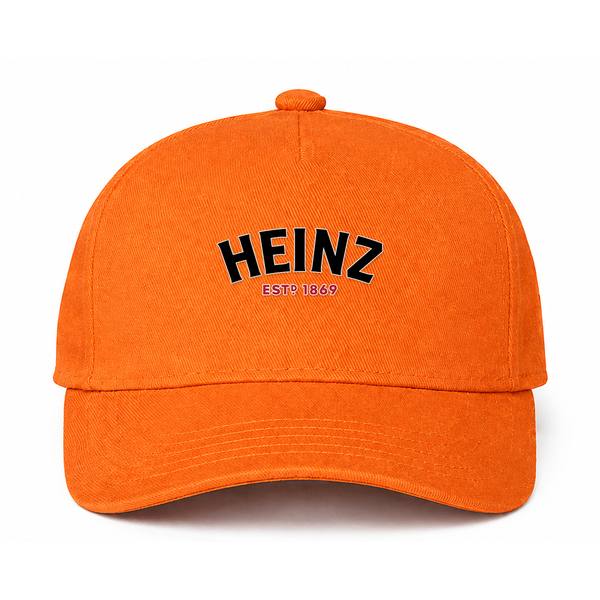 Heinz Logo Orange Dad Baseball Cap Hat