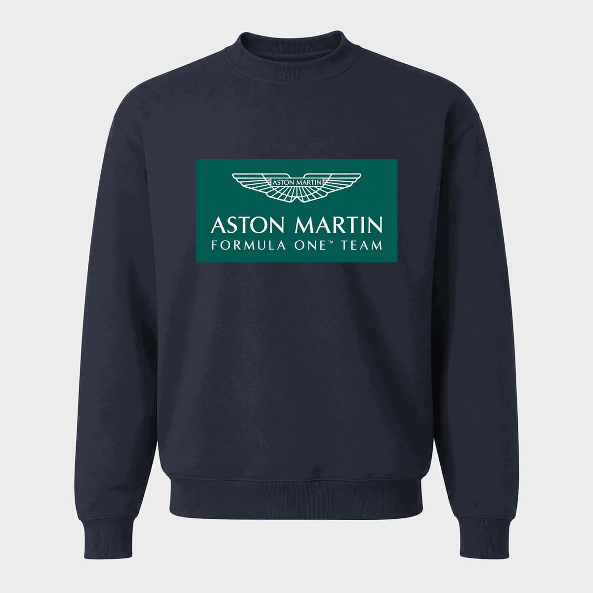 Men's Aston Martin Formula One Team Crewneck Sweatshirt - Navy