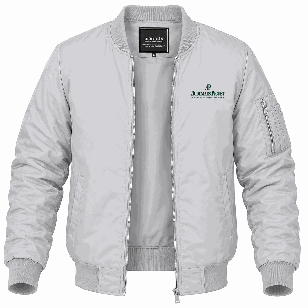 Men's Audemars Piguet Lightweight Bomber Jacket - Gray